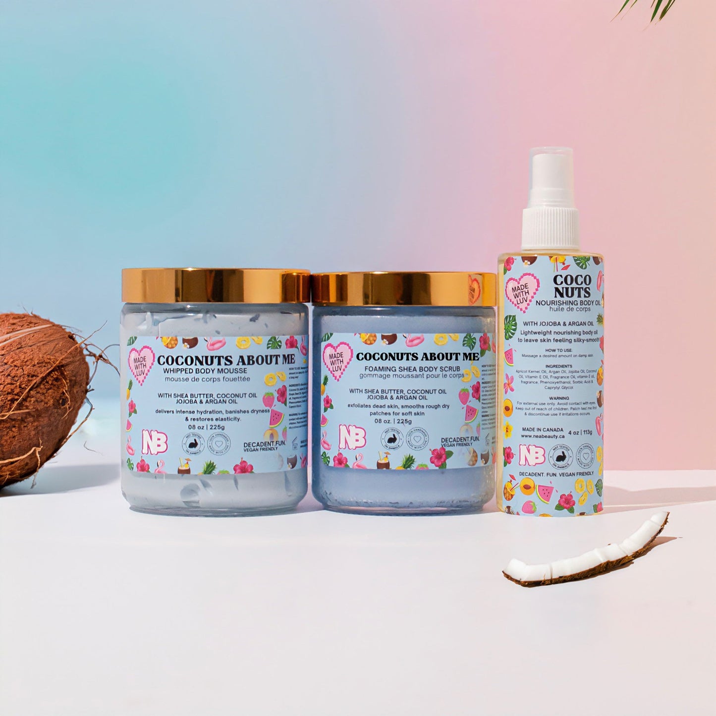Coco-Nuts About Me Selfcare Trio - NEABEAUTY