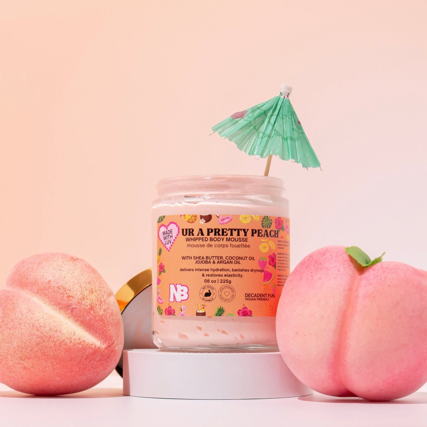 Ur A Pretty Peach Body Mousse - NEABEAUTY