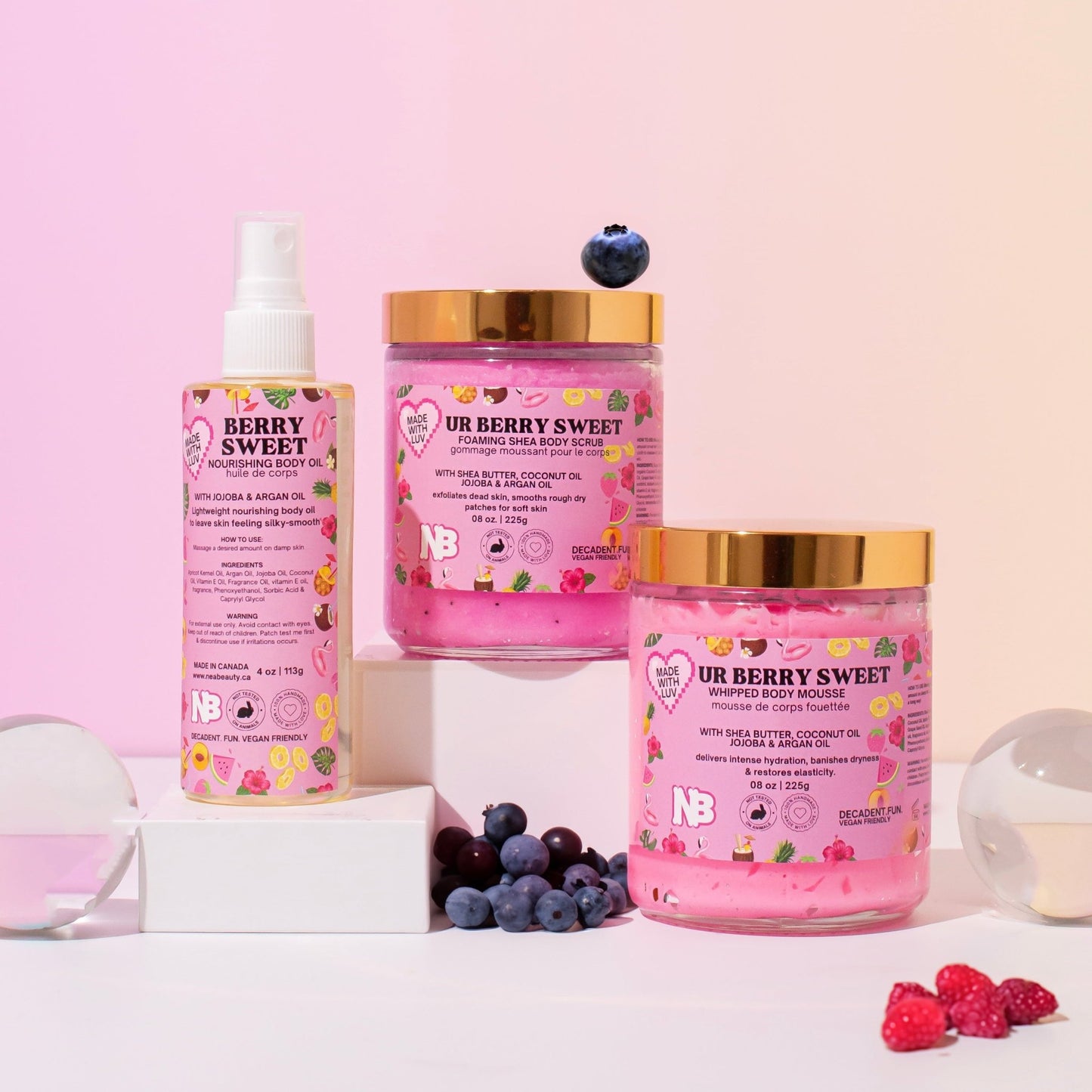 Ur Berry Sweet Selfcare Trio - NEABEAUTY