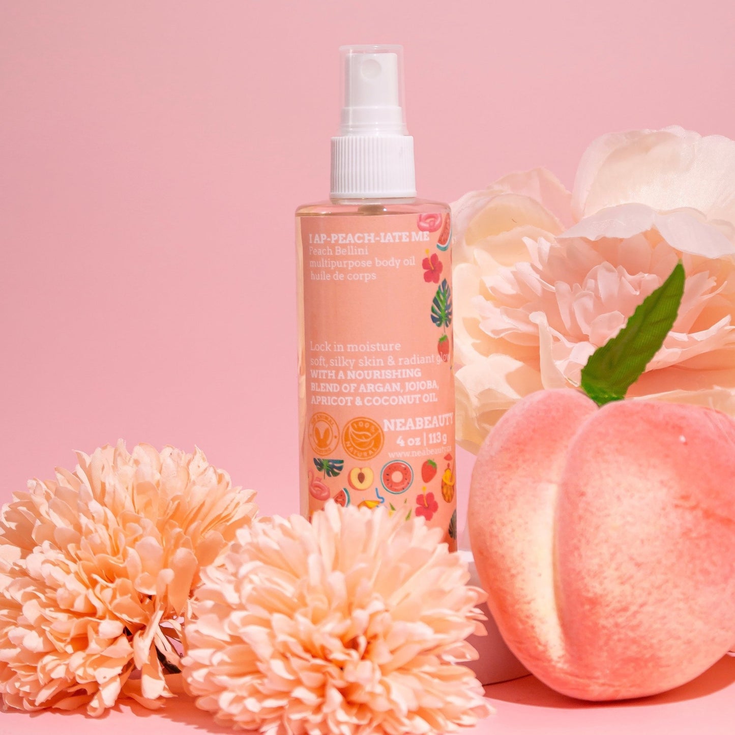 I Ap-peach-iate Me Body Oil - NEABEAUTY