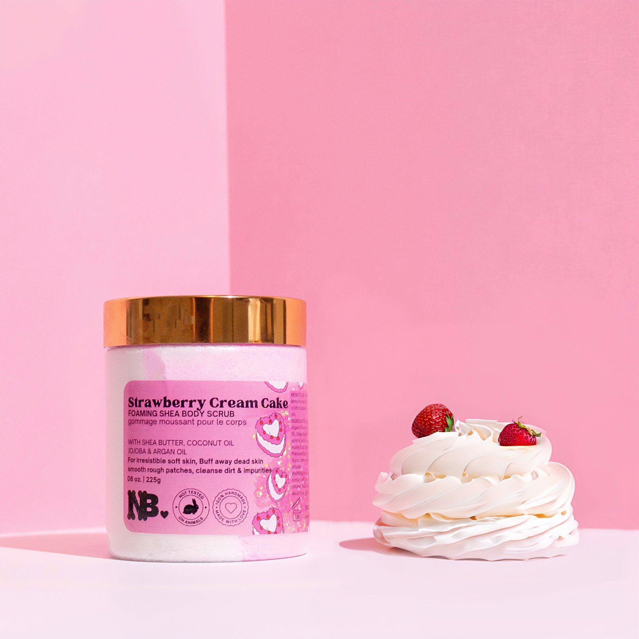 Strawberry Cream Cake Body Scrub - NEABEAUTY