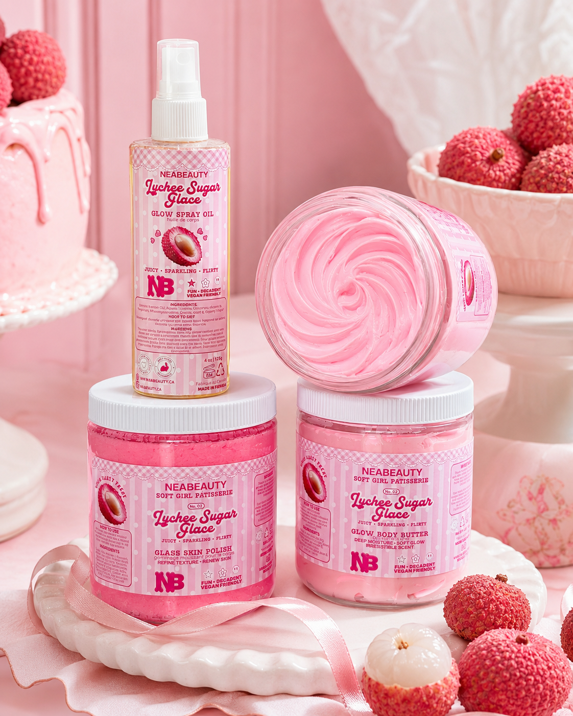 Lychee Sugar Glacé Butter