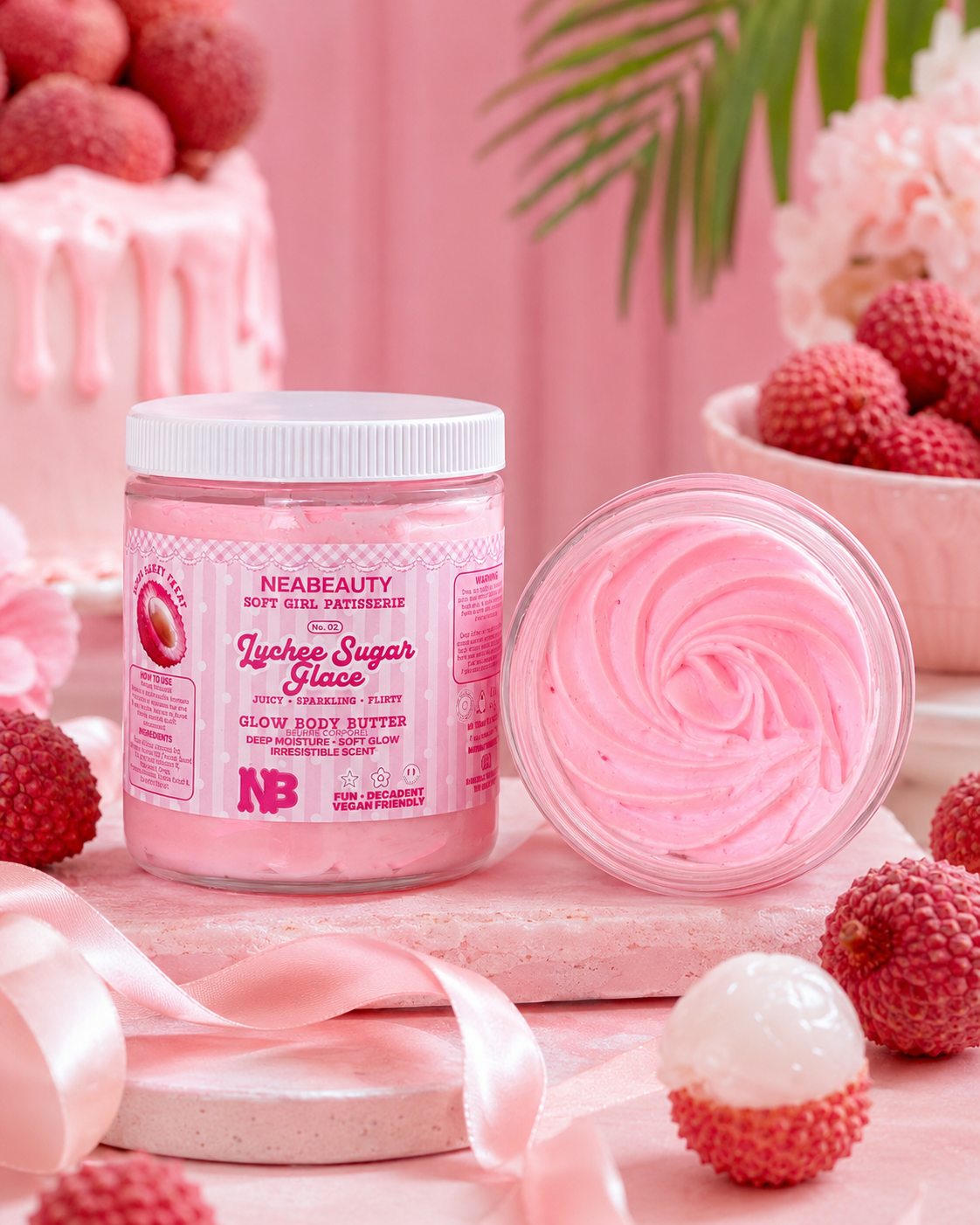 Lychee Sugar Glacé Butter