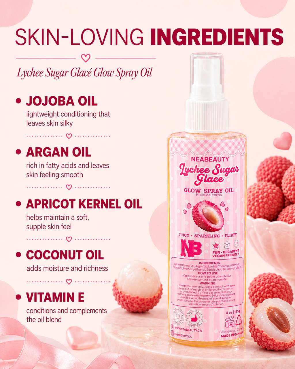 Lychee Sugar Glacé Glow Oil