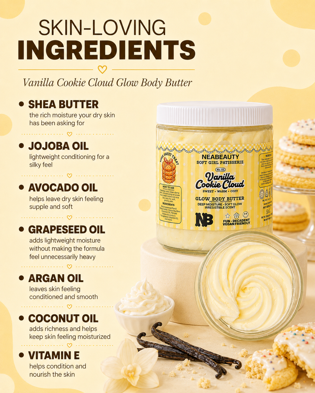 Vanilla Cookie Cloud Butter