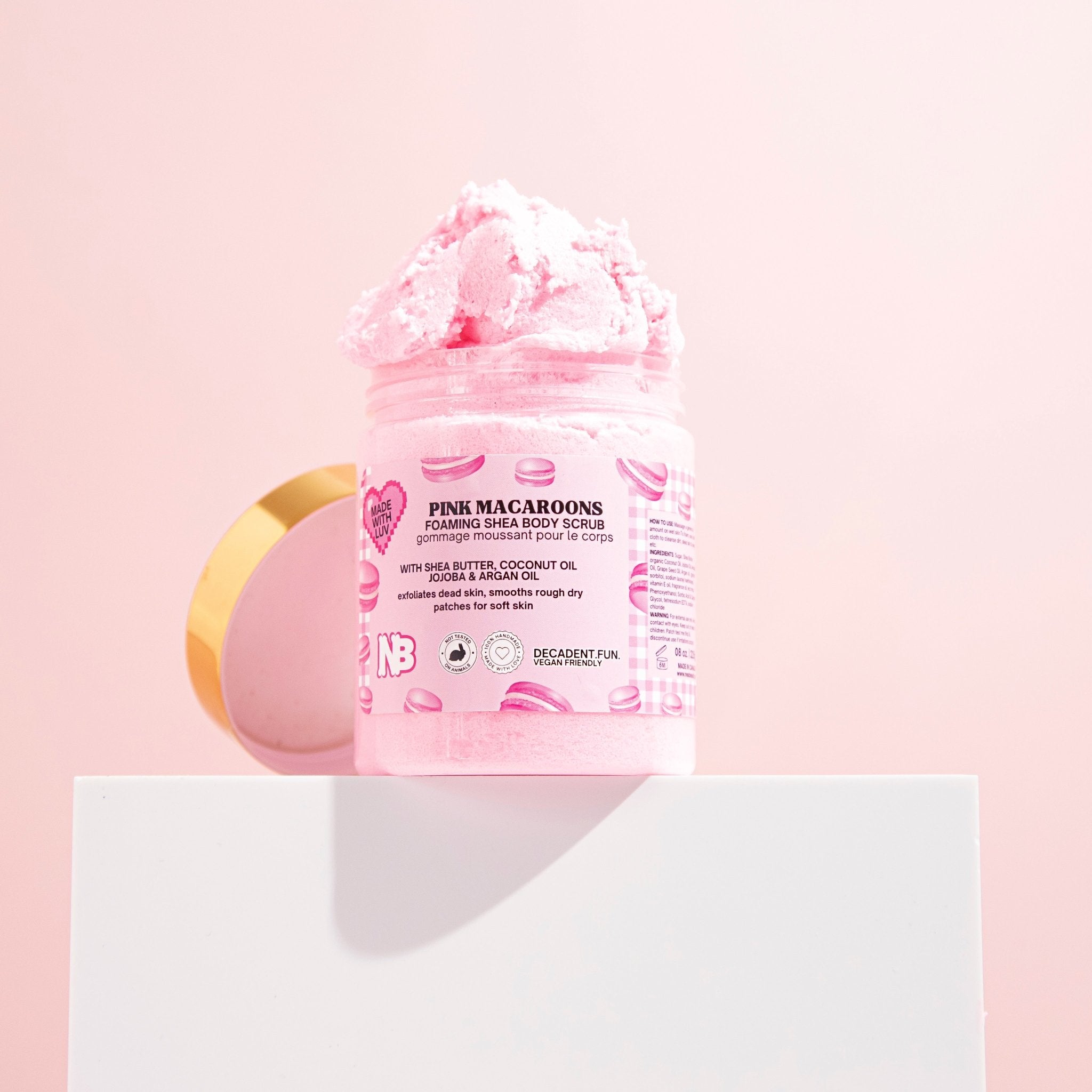 Pink Macaroon Body Scrub - NEABEAUTY