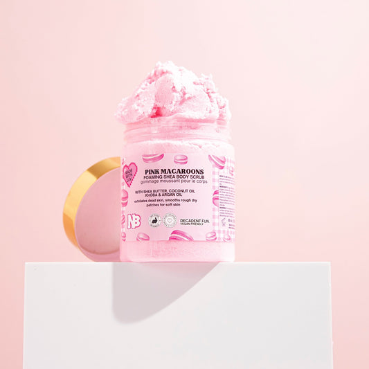 Pink Macaroon Body Scrub - NEABEAUTY