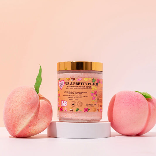 Ur A Pretty Peach Body Scrub - NEABEAUTY