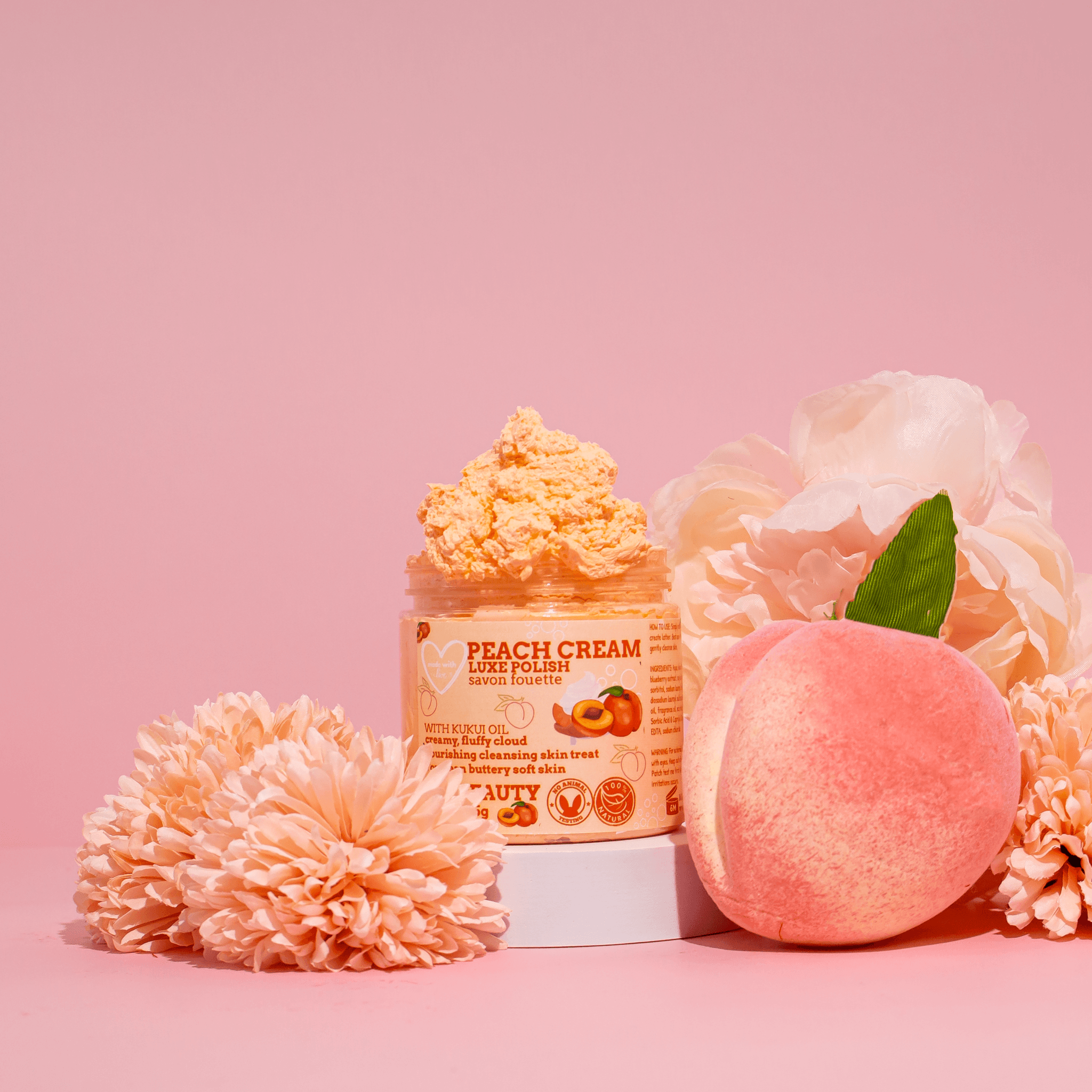 PEACH CREAM LUXE SOAP - NEABEAUTY