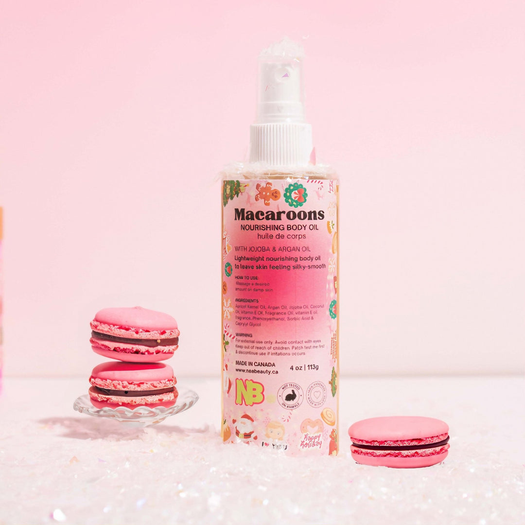 PINK MACAROONS BODY OIL - NEABEAUTY