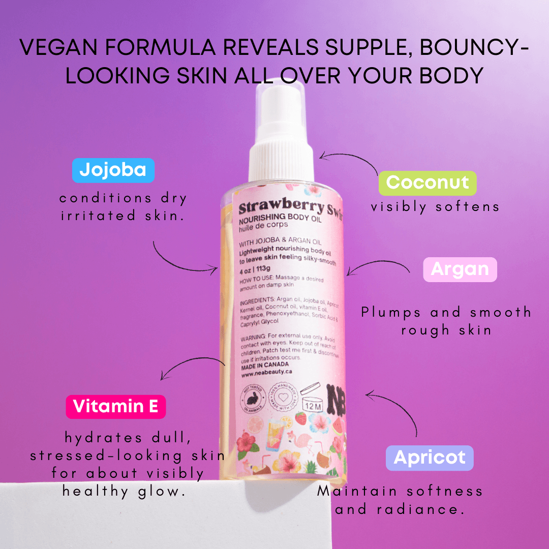 Strawberry Swirl Body Oil - NEABEAUTY